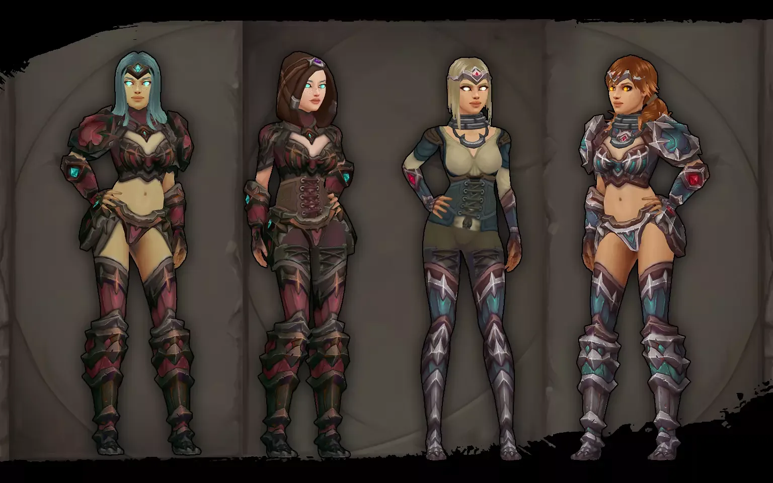 Character model renders